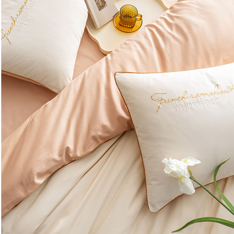 Barwiony prosty i obfity czysty zestaw bawełniany